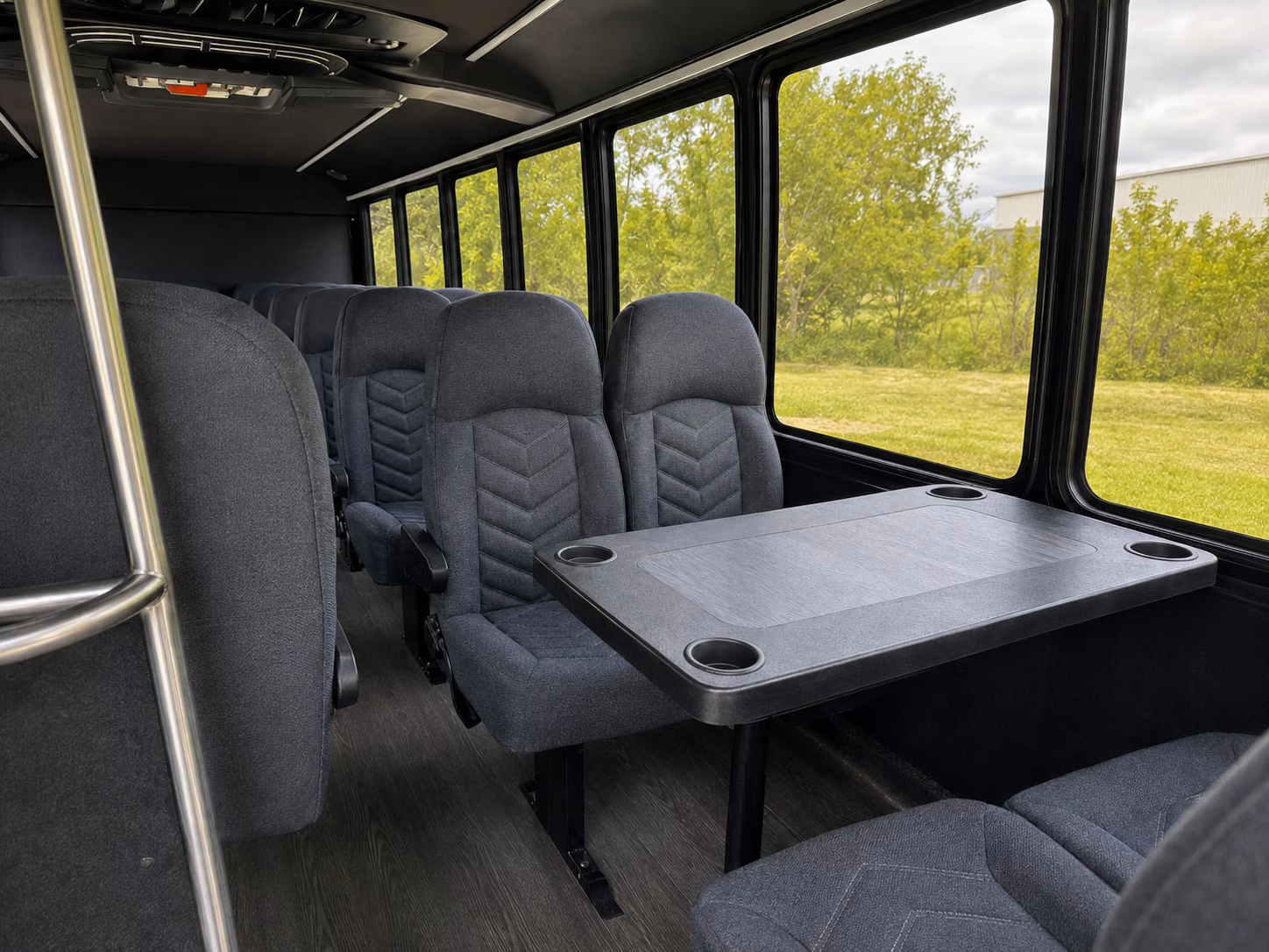 18 passenger minibus inside