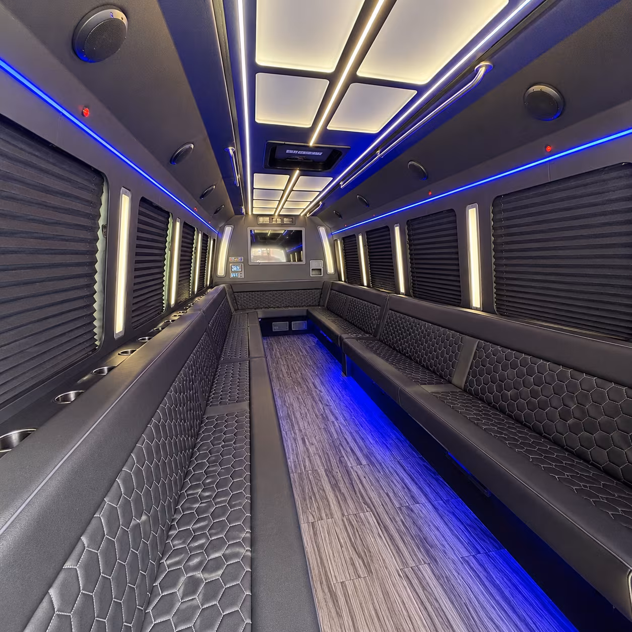 murfreesboro 30 passenger party bus interior