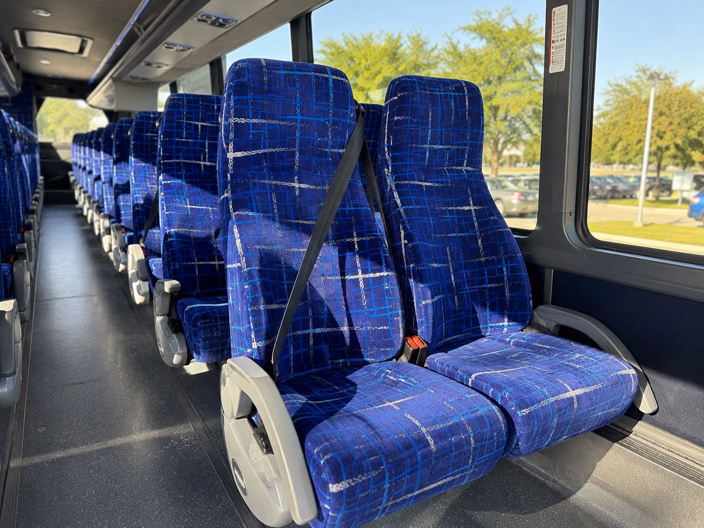 murfreesboro charter bus interior