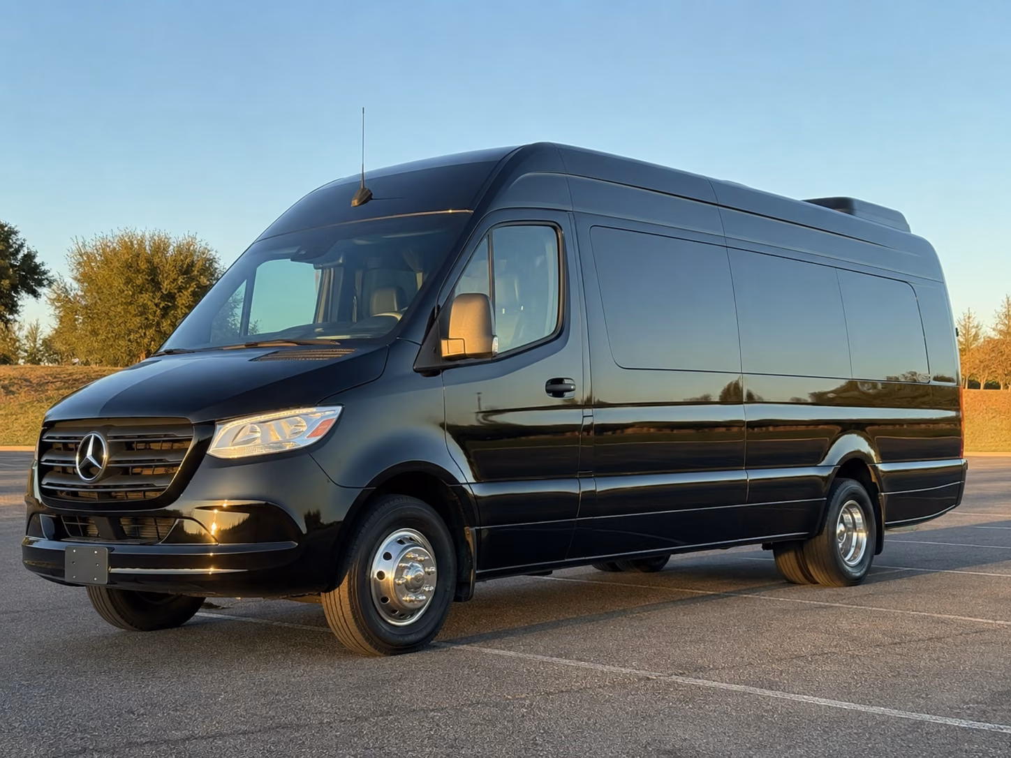 sprinter van with driver
